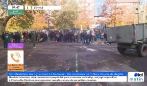 "Ce n'est pas un dérapage" : un syndicaliste justifie le blocage de la rocade de Toulouse par les agriculteurs