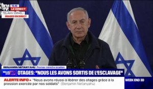 "J'ai vu, face à moi, une famille qui renaît": Benjamin Netanyahu raconte la remise des ex-otages à leurs proches