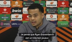 Liverpool - Gakpo : "Gravenberch est un très bon joueur, très à l'aise avec le ballon"