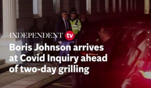 L’ancien Premier ministre britannique Boris Johnson entendu par une commission d'enquête sur la gestion de la pandémie de Covid-19 - VIDEO