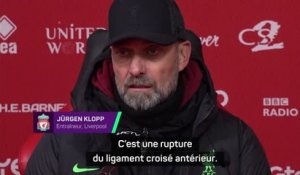 Liverpool - Klopp confirme la "rupture du ligament croisé antérieur" de Matip