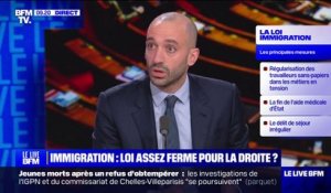 Benjamin Haddad, député Renaissance de Paris, sur la loi immigration: "C'est un texte de fermeté qui permettrait d'expulser jusqu'à 4.000 délinquants étrangers en plus"