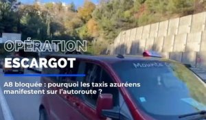 Grève des taxis: une opération escargot en cours sur l'A8