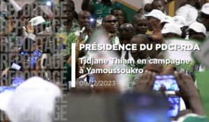 PRÉSIDENCE DU PDCI-RDA: Tidjane Thiam en campagne à Yamoussoukro