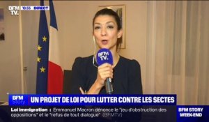 Sabrina Agresti-Roubache (secrétaire d'État chargée de la Citoyenneté et de la Ville) présente la stratégie nationale de lutte contre les dérives sectaires