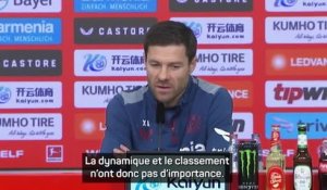 15e j. - Xabi Alonso : "On n'est pas obsédé par le classement"