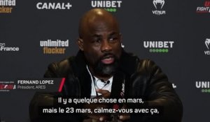 ARES 18 - Lopez sur un éventuel UFC Paris : “Il y a quelque chose en mars, mais ce n’est pas le 23”