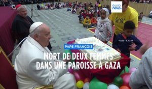 Le pape François déplore la mort de deux femmes dans une paroisse de Gaza