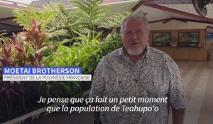JO-2024: les travaux de la tour des juges reprennent à Tahiti