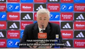 Real Madrid - Ancelotti et la blessure d’Alaba : “3 ligaments croisés en 4 mois, c'est incroyable”