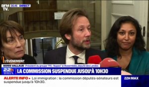 Projet de loi immigration: "Nous sommes les témoins de tous les renoncements et de toutes les compromissions de la majorité", affirme Boris Vallaud (PS)