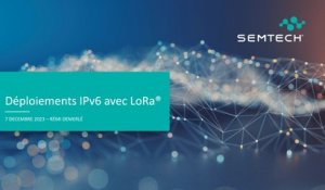 Compteurs connectés IPv6 avec LoRa par Semtech