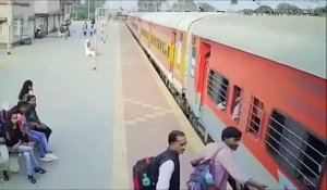 Descendre du train en Inde c'est plutôt risqué