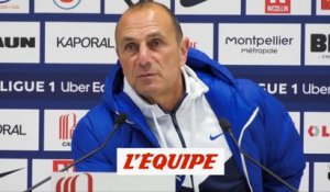 Der Zakarian : «On aurait pu marquer un deuxième but» - Foot - L1 - Montpellier