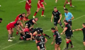 TOP 14 - Essai de Matthis LEBEL (ST) - RC Toulon - Stade Toulousain