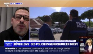 Policiers municipaux en grève: "Ça fait pas mal d'années qu'on réclame un volet social digne de ce nom", affirme Stéphane Fillard (association policier municipaux du Rhône)
