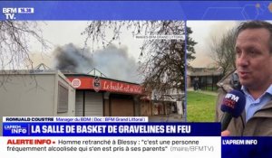 Incendie à Gravelines: "C'est une tristesse absolue pour tous les membres du club" pour Romuald Coustre, manager du club de basket