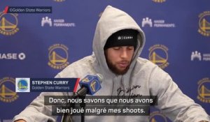 Warriors - Une défaite "difficile à avaler" face aux Nuggets pour Curry