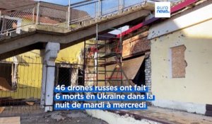 Ukraine : six morts dans des attaques de drones russes