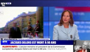 "C'était le père de l'euro": Ségolène Royal réagit à la mort de Jacques Delors