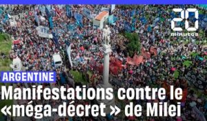 Argentine: Des manifestation contre le « méga-décret » dérégulateur de Milei