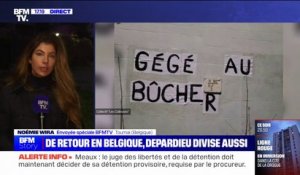 Gérard Depardieu de retour en Belgique: des affiches collées par des collectifs féministes dans la commune de Tournai