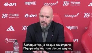 20e j. - Ten Hag : "Nous n'arrivons pas à installer une routine"