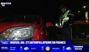 Nouvel An: 211 personnes interpellées en France dans la nuit de dimanche à lundi