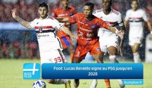 Foot: Lucas Beraldo signe au PSG jusqu'en 2028