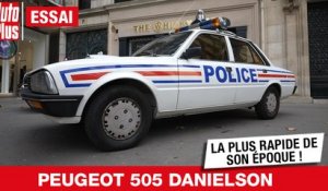 Essai PEUGEOT 505 DANIELSON : la voiture de police la plus rapide de son époque !