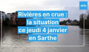 Rivières en crue dans la Sarthe : la situation au 4 janvier