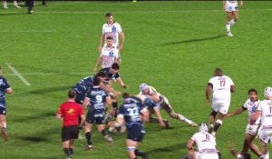 TOP 14 - Essai de Remy BAGET (AB) - Union Bordeaux-Bègles - Aviron Bayonnais