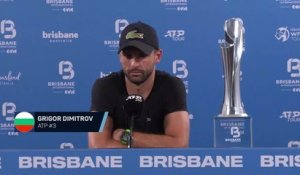 Brisbane - Dimitrov : “Un titre est un titre, mais je pense que le fait de voir où j'en suis est plus important”