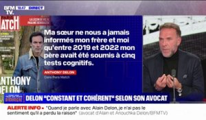Santé d'Alain Delon: "Il n'y a pas eu 5 tests cognitifs et personne n'a rien dissimulé à personne", affirme son avocat Me Christophe Ayela