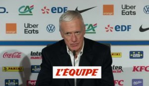 Deschamps : « Il faut l'accepter même si ça ne fait pas plaisir »  - Foot - Bleus