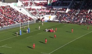 TOP 14 - Essai de Swan REBBADJ (RCT) - RC Toulon - Montpellier Hérault Rugby