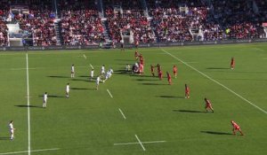 TOP 14 - Essai de Samuel SIMMONDS (MHR) - RC Toulon - Montpellier Hérault Rugby