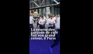 Les images de la course des garçons de café à Paris, après 13 ans d'absence