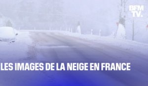 La neige arrive en France
