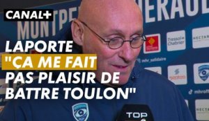 Bernard Laporte : "Ça ne me fait jamais plaisir de voir Toulon perdre."
