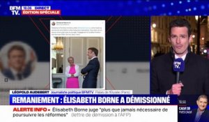 Remaniement: Élisabeth Borne a remis sa démission à Emmanuel Macron, le président l'a acceptée