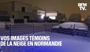 Caen, Cabourg, Sarceaux... Vos images témoins de la neige en Normandie dans la nuit de ce mardi
