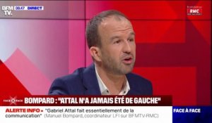 Manuel Bompard: "Je pense que j'ai plus que M. Attal été confronté aux difficultés auxquelles sont confrontés les Français"