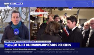 Gabriel Attal et Gérald Darmanin attendus auprès des policiers à Ermont, dans le Val-d'Oise