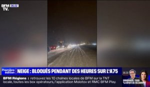 Puy-de-Dôme: la neige paralyse le trafic sur l'autoroute A75 une partie de la nuit