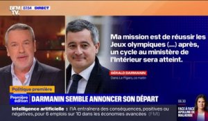 Après les Jeux olympiques, "un cycle au ministère de l'Intérieur sera atteint": Darmanin annonce-t-il son départ?