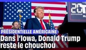 Présidentielle américaine 2024 : Dans l'Iowa, Donald Trump conforte son statut de favori #shorts