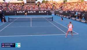 Emma Raducanu - Shelby Rogers - Les temps forts du match - Open d'Australie