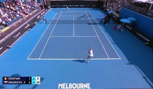 Jaqueline Cristian - Katerina Siniakova - Les temps forts du match - Open d'Australie