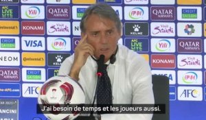 Arabie saoudite - Mancini : "J'ai besoin de temps et les joueurs aussi"